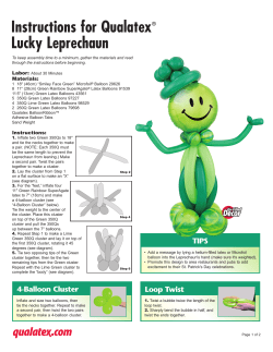 Instructions for Qualatex&reg; Lucky Leprechaun