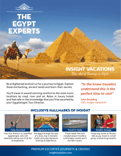 the egypt experts - Insight Vacations