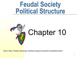 Feudal Society Political Structure