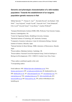 Analysis - Genes | Genomes | Genetics