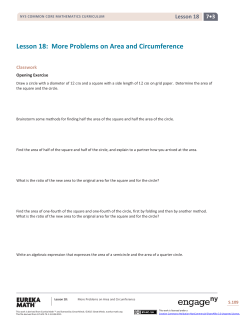 Lesson 18 - EngageNY