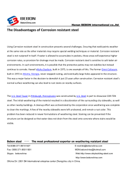 The Disadvantages of Corrosion resistant steel