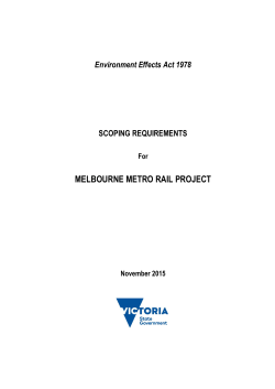 MELBOURNE METRO RAIL PROJECT