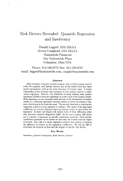 Risk Drivers Revealed: Quantile Regression and Insolvency