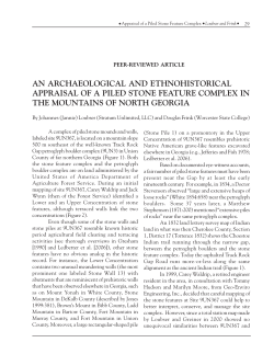 an archaeological and ethnohistorical appraisal of a piled stone