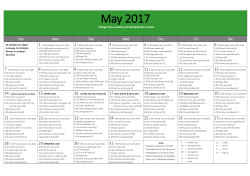 This Month`s Activities - Greystone Health Network