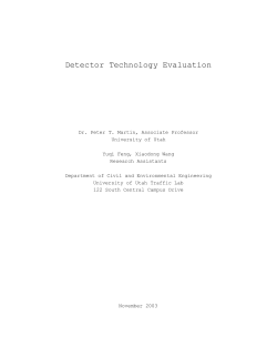 Detector Technology Evaluation (MPC-03-154) - Mountain