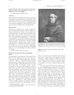 Father Truchet, the typographic point, the