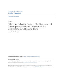`Open` for Collective Business: The Governance of Contemporary