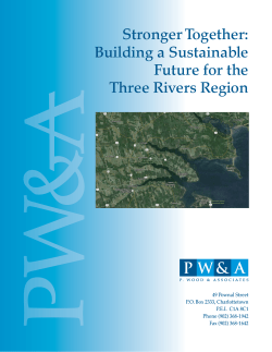 Building a Sustainable Future for the Three Rivers Region