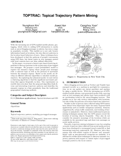 TOPTRAC: Topical Trajectory Pattern Mining