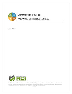 community profile: midway,british columbia