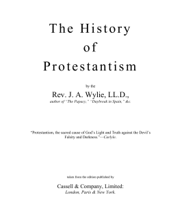 The History of Protestantism - 1878