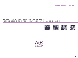 Narrative Poem into Performance (2)