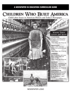 A NEWSPAPER IN EDUCATION CURRICULUM GUIDE