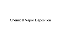 Chemical Vapor Deposition