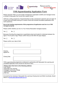 Application for Employment