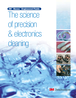 The Science of Precision and Electronics Cleaning