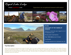 PDF - Rapid Lake Lodge
