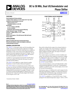 AD8333 - Analog Devices