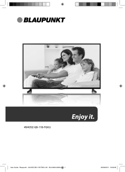 User Guide - Blaupunkt - 49-235Z-GB-11B-FGKU-UK - BLA