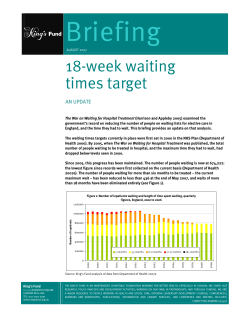 18-week waiting times target