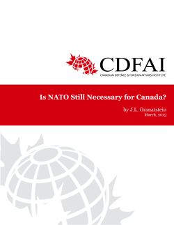 Is NATO Still Necessary for Canada?
