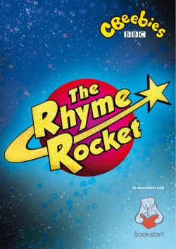 The Rhyme Rocket booklet