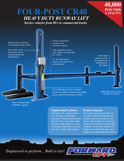 CR40 - Forward Lift