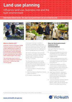 Land use planning