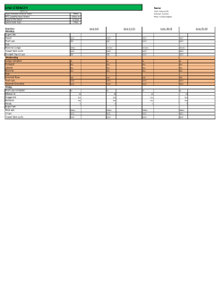 XC, Distance Summer Body Weight Workouts 2012