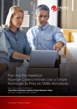 Piercing the HawkEye: Nigerian Cybercriminals Use a