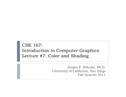 Shading - Immersive Visualization Lab Wiki