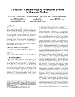 CloudAlloc: A Monitoring and Reservation System for Compute