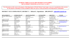 marine corps league department of florida