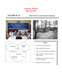 Literacy Watch BULLETIN