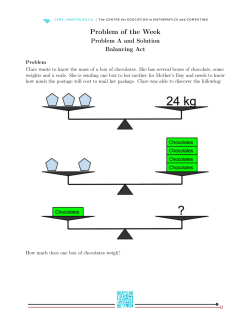 Problem of the Week - Sino Canada School