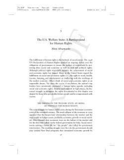 3 The U.S. Welfare State: A Battleground for Human Rights