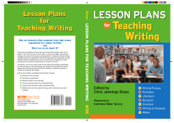 Lesson Plans for Teaching Writing - National Council of Teachers of