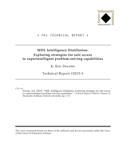 MDL Intelligence Distillation - Future of Humanity Institute