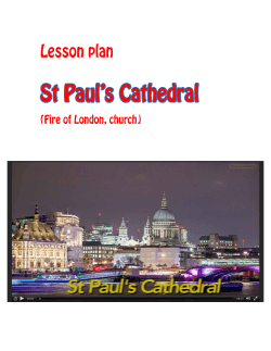 St Paul`s Cathedral - Curriculum Visions