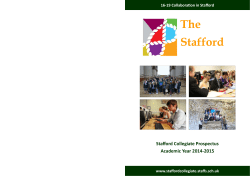 Collegiate Prospectus 2014-15