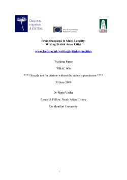 From the Belgrave Road to the Golden Mile