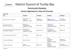here - District Council of Tumby Bay