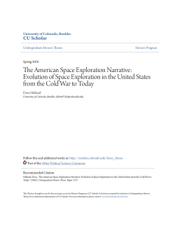The American Space Exploration Narrative: Evolution