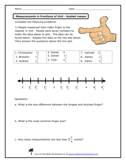 Measurements in Fractions of Unit