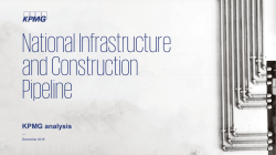 National Infrastructure and Construction Pipeline