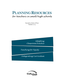 PLANNING RESOURCES