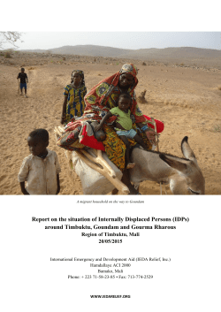 around Timbuktu, Goundam and Gourma Rharous