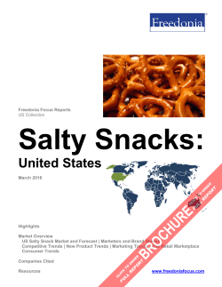 Salty Snacks: United States